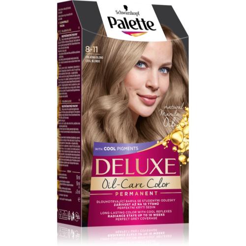 Schwarzkopf Palette Deluxe μόνιμη βαφή μαλλιών απόχρωση 8-11 Cool Blonde 1 τμχ