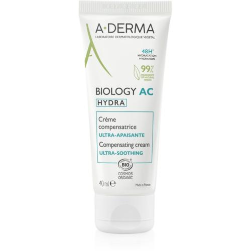 A-Derma Biology ενυδατική και καταπραϋντική κρέμα με 48 - ώρη προστασία 40 ml