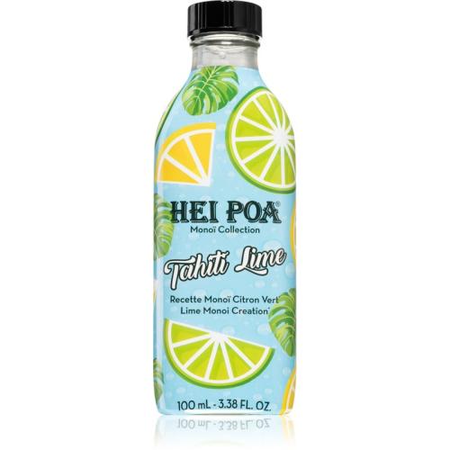 Hei Poa Tahiti Monoi Oil Lime πολυλειτουργικό λάδι Για πρόσωπο, σώμα και μαλλιά 100 μλ