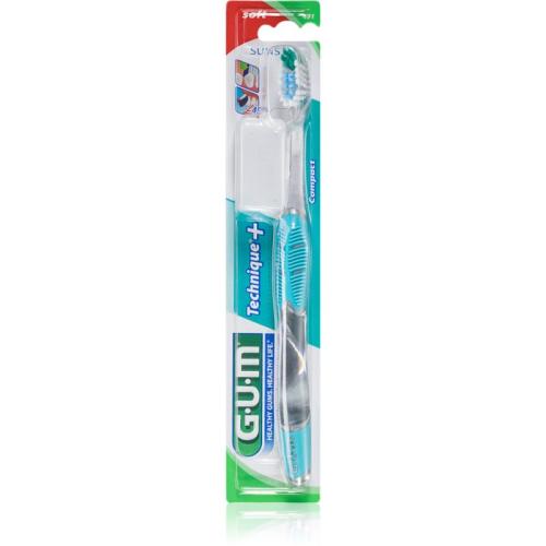 G.U.M Technique+ Compact οδοντόβουρτσα με κοντή κεφαλή μαλακό 1 τμχ