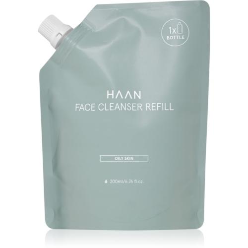 HAAN Skin care Face Cleanser καθαριστικό τζελ προσώπου για λιπαρή επιδερμίδα ανταλλακτική γέμιση 200 ml