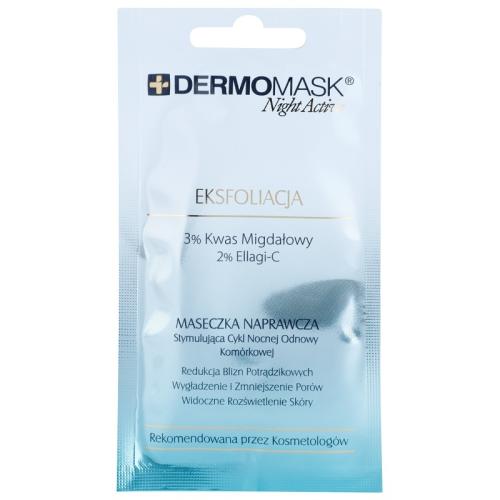 L’biotica DermoMask Night Active απολεπιστική μάσκα για την ανάπλαση της επιδερμίδας 12 μλ