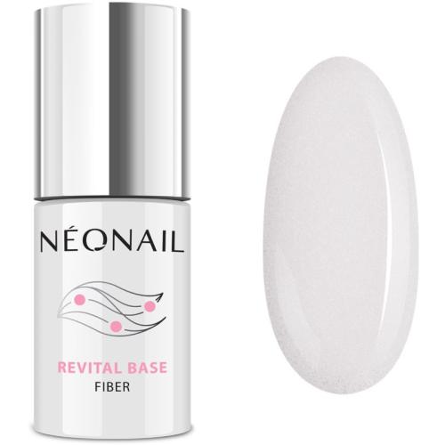 NEONAIL Revital Base Fiber Βάση για τα νύχια σε μορφή τζελ για τζελ και ακρυλικά νύχια απόχρωση Shiny Queen 7,2 ml