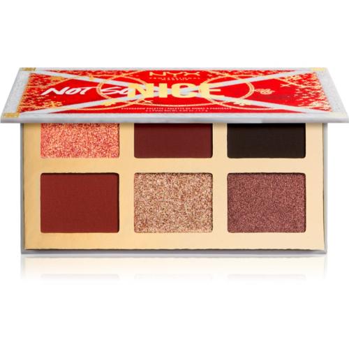 NYX Professional Makeup Limited Edition Xmass Mrs Claus Oh Deer Shadow Palette Παλέτα σκιών για τα μάτια 01 Not so Nice 6x1,7 γρ