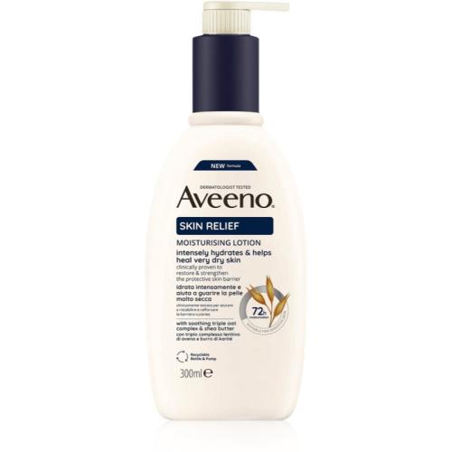Aveeno Skin Relief Nourishing Lotion ενυδατικό γαλάκτωμα σώματος για πολύ ξηρό δέρμα 300 ml