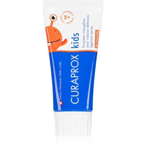 Curaprox Kids 2+ παιδική οδοντόκρεμα Strawberry Fluoride free 60 μλ
