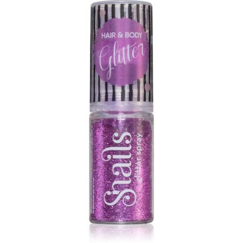 Snails Body Glitter αστραφτερά στολίδια για σώμα και μαλλιά Purple 10 γρ