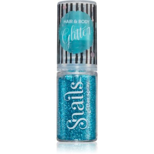 Snails Body Glitter αστραφτερά στολίδια για σώμα και μαλλιά Turquoise blue 10 γρ