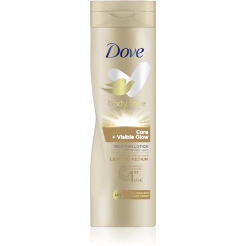 Dove Body Love γάλα αυτομαυρίσματος για το σώμα απόχρωση Light to Medium 250 μλ