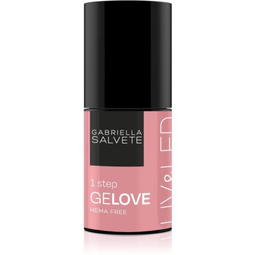 Gabriella Salvete GeLove τζελ βερνίκι νυχιών με τη χρήση των UV/LED λαμπτήρων 3 σε 1 απόχρωση 07 First Kiss 8 ml