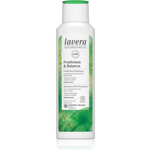 Lavera Freshness & Balance δροσιστικό σαμπουάν για λιπαρά μαλλιά και το δέρμα της κεφαλής 250 μλ
