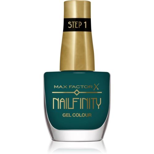 Max Factor Nailfinity Gel Colour τζελ βερνίκι νυχιών χωρίς τη χρήση των UV/LED λαμπτήρων απόχρωση 865 Dramatic 12 ml