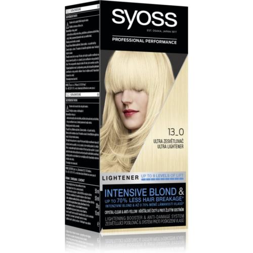 Syoss Intensive Blond αποχρωματιστής για ξάνοιγμα των μαλλιών απόχρωση 13-0 Ultra Lightener