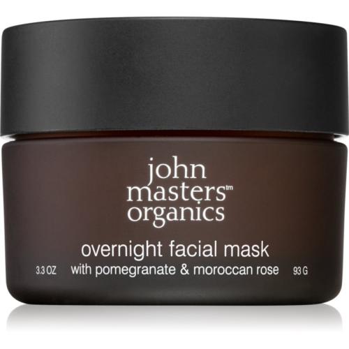 John Masters Organics Pomegranate & Moroccan Rose Overnight Facial Mask λαμπρυντική μάσκα νύχτας 93 γρ