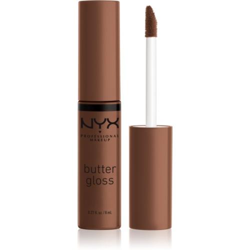 NYX Professional Makeup Butter Gloss λιπ γκλος απόχρωση 49 Fudge Me 8 μλ