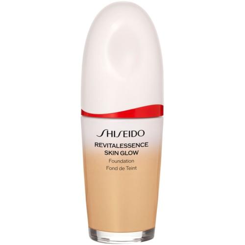 Shiseido Revitalessence Skin Glow Foundation ελαφρύ μακιγιάζ με λαμπρυντική επίδραση SPF 30 απόχρωση Pine 30 ml