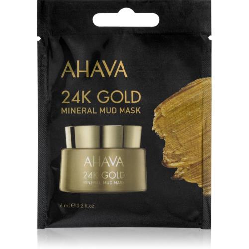 Ahava Mineral Mud 24K Gold Μάσκα λάσπης ορυκτών με χρυσό 24 καρατίων 6 μλ