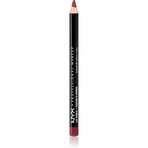 NYX Professional Makeup Slim Lip Pencil Μολύβι για τα χείλη απόχρωση Plush Red 1 γρ