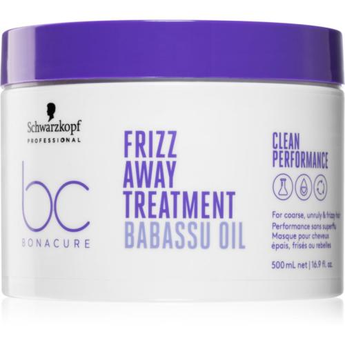Schwarzkopf Professional BC Bonacure Frizz Away Treatment μάσκα για ατίθασα και κρεπαρισμένα μαλλιά 500 μλ