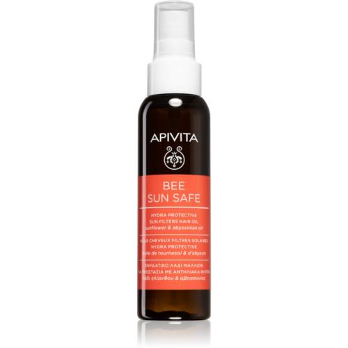 Apivita Bee Sun Safe ενυδατικό λάδι για μαλλιά ταλαιπωρημένα από τον ήλιο 100 ml