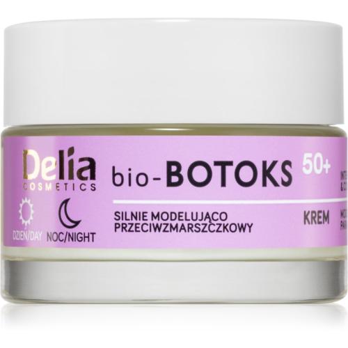 Delia Cosmetics BIO-BOTOKS αναδιαμορφωτική κρέμα ενάντια στις ρυτίδες 50+ 50 μλ