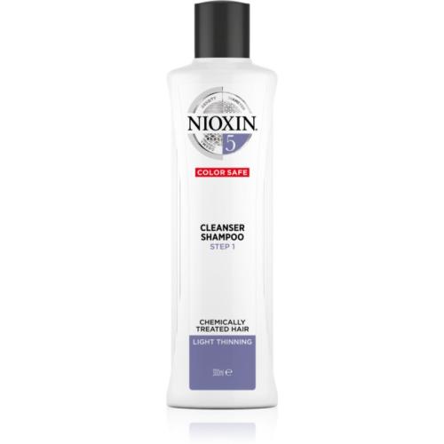 Nioxin System 5 Color Safe Cleanser Shampoo καθαριστικό σαμπουάν για βαμμένα αραιωμένα μαλλιά 300 ml