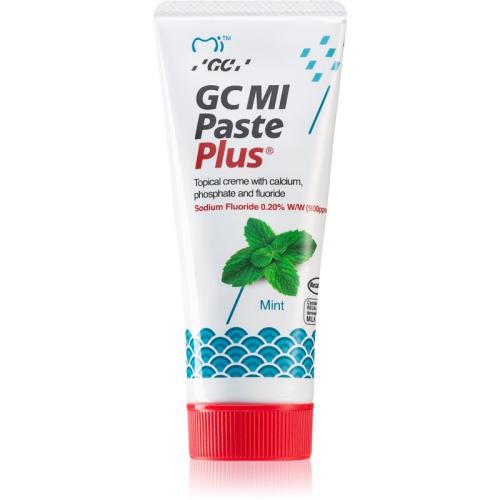 GC MI Paste Plus οργανομεταλλική προστατευτική κρέμα για τα δόντια με φθόριο γεύση Mint 35 μλ