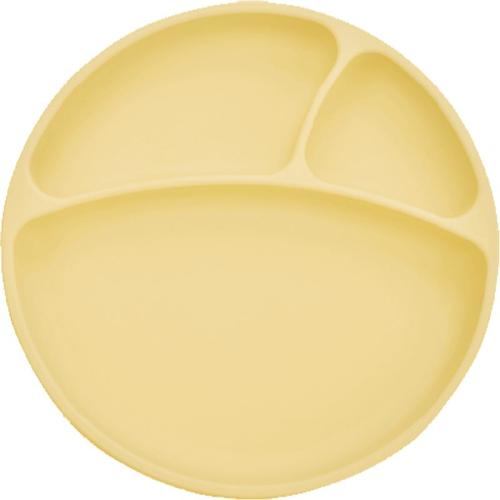 Minikoioi Puzzle Plate Yellow πιάτο με χωρίσματα με βεντούζα 1 τμχ