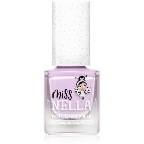 Miss Nella Peel Off Nail Polish βερνίκι νυχιών για παιδιά MN02 Bubble Gum 4 ml
