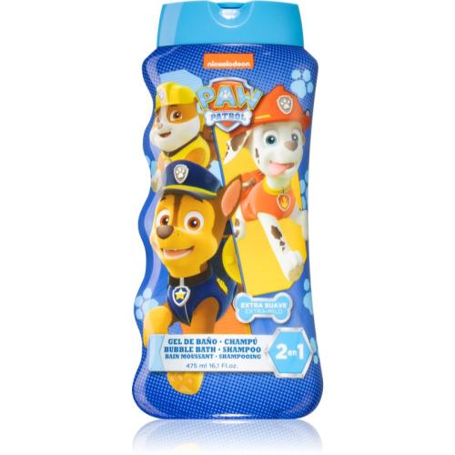 Nickelodeon Paw Patrol Bubble Bath and Shampoo τζελ για ντους και μπάνιο για παιδιά 475 ml