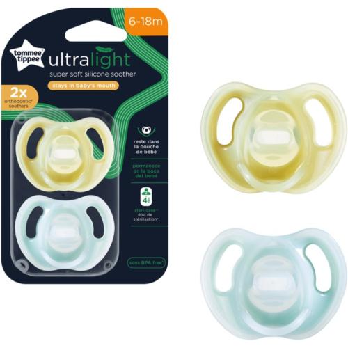 Tommee Tippee Closer To Nature Ultra-light 6-18 m πιπίλα 2 τμχ