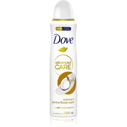 Dove Advanced Care Antiperspirant αντιιδρωτικό σε σπρέι 72 ώρες Coconut & Jamine Flower 150 μλ