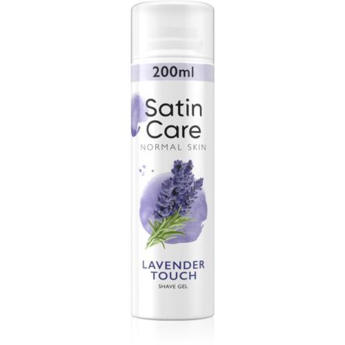 Gillette Satin Care Lavender Touch τζελ ξυρίσματος για γυναίκες 200 ml
