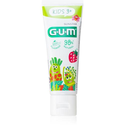 G.U.M Kids οδοντικό τζελ για τα παιδιά με γεύση φράουλας 50 μλ