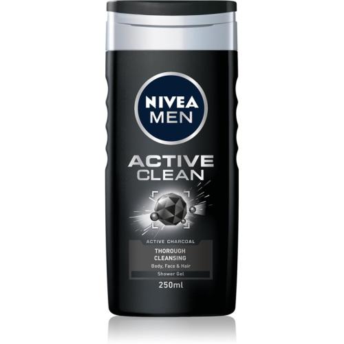 Nivea Men Active Clean τζελ για ντους για άντρες 250 μλ