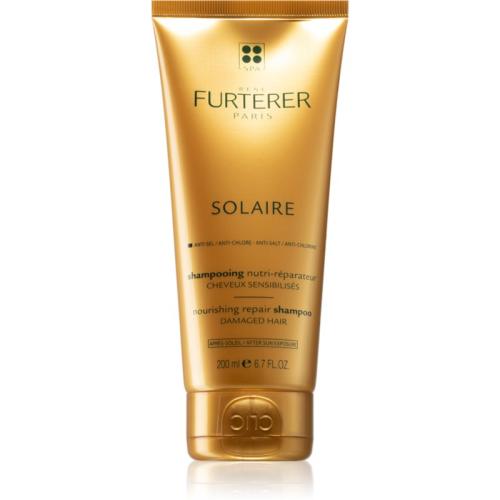 René Furterer Solaire θρεπτικό σαμπουάν για μαλλιά επηρεασμένα από χλώριο, ήλιο και το αλμυρό νερό 200 μλ