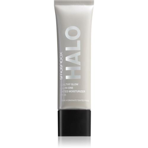 Smashbox Halo Healthy Glow All-in-One Tinted Moisturizer SPF 25 Mini ενυδατική κρέμα με χρώμα και αποτέλεσμα λάμψης SPF 25 απόχρωση Dark 12 ml