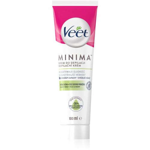 Veet Minima Dry Skin ενυδατική αποτριχωτική κρέμα για ξηρό δέρμα 100 ml