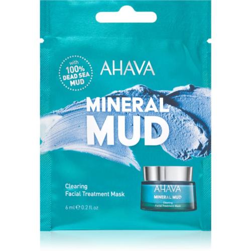 AHAVA Mineral Mud καθαριστική μάσκα με λάσπη για λιπαρή και προβληματική επιδερμίδα 6 μλ