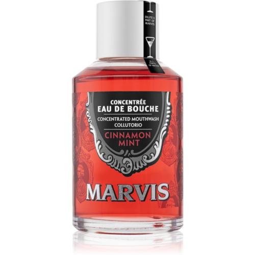 Marvis Concentrated Mouthwash Cinnamon Mint συμπυκνωμένο στοματικό διάλυμα για φρέσκια αναπνοή 120 μλ