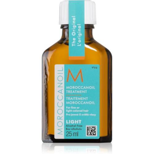 Moroccanoil Treatment Light λάδι για λεπτά, βαμμένα μαλλιά 25 μλ