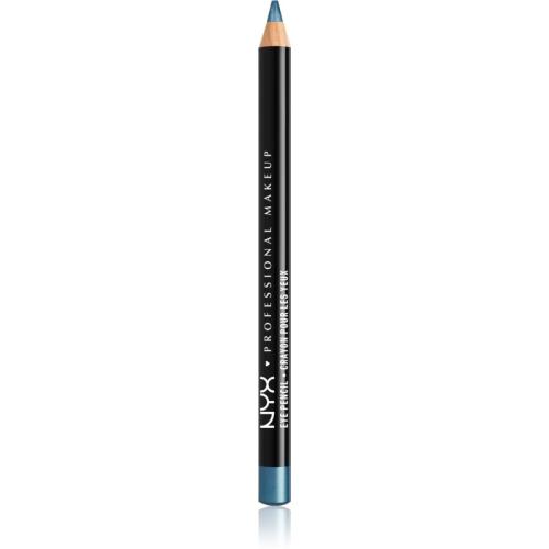 NYX Professional Makeup Eye and Eyebrow Pencil Μολύβι για τα μάτια απόχρωση 910 Satin Blue 1.2 γρ