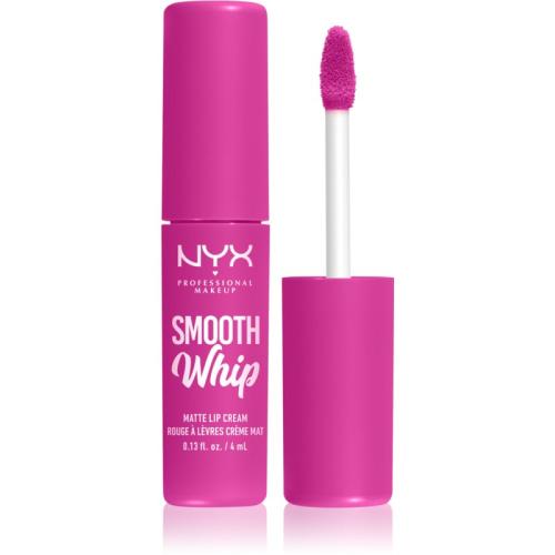 NYX Professional Makeup Smooth Whip Matte Lip Cream βελούδινο κραγιόν με λειαντικό αποτέλεσμα απόχρωση 20 Pom Pom 4 ml