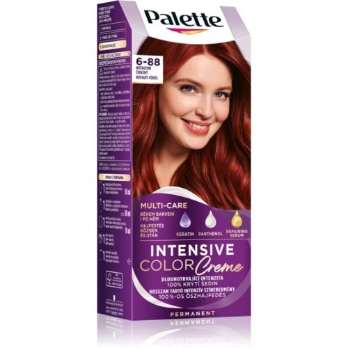 Schwarzkopf Palette Intensive Color Creme μόνιμη βαφή μαλλιών απόχρωση 6-88 (RI5) Intensive Red 1 τμχ