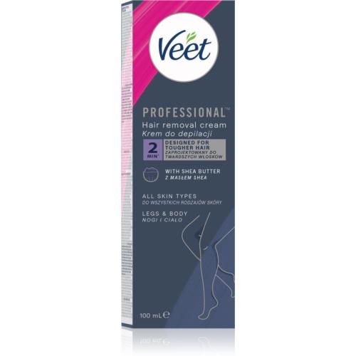 Veet Professional All Skin Types αποτριχωτική κρέμα για όλους τους τύπους δέρματος 100 ml