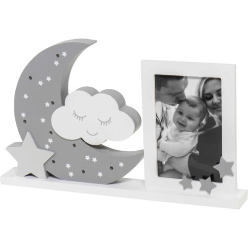 Dooky Luxury Memory Box Triple Frame Printset διακοσμητικό πλαίσιο με οπίσθιο φωτισμό LED Grey 1 τμχ