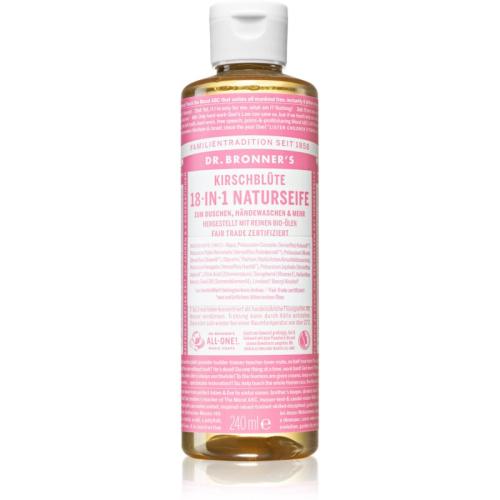 Dr. Bronner’s Cherry Blossom 18-in-1 Liquid Soap υγρό σαπούνι γενικής χρήσης 240 μλ