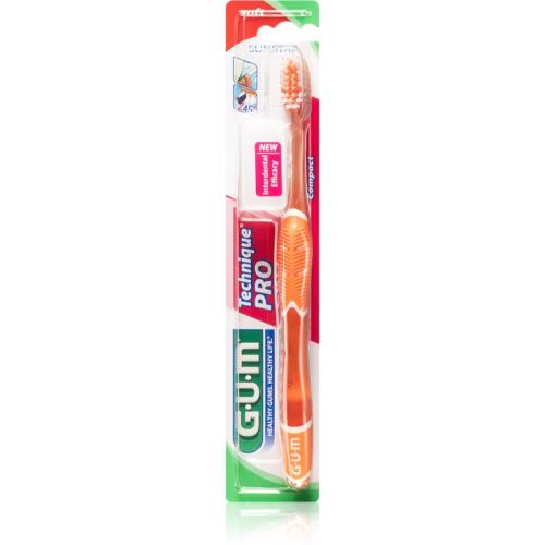 G.U.M Technique PRO Compact Soft οδοντόβουρτσα με ταξιδιωτικό κάλλυμα μαλακό 1 τμχ