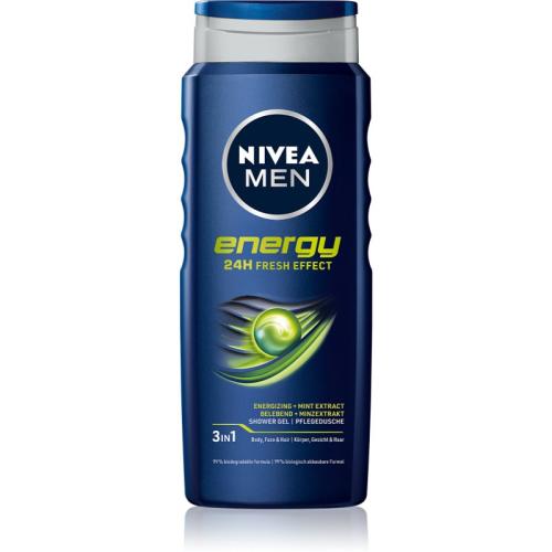 Nivea Men Energy τζελ για ντους για άντρες 500 μλ