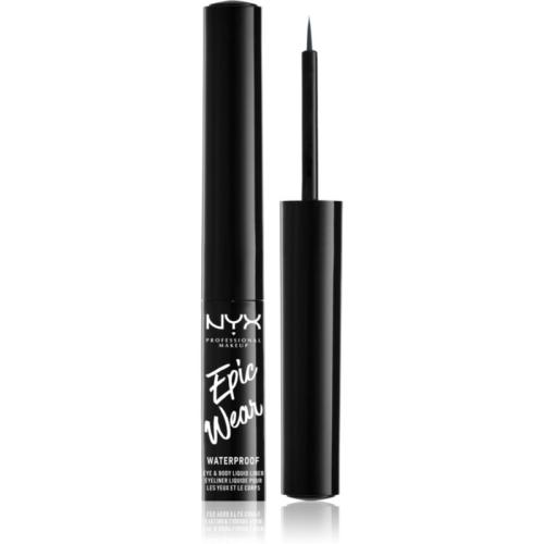 NYX Professional Makeup Epic Wear Liquid Liner Υγρό λάινερ ματιών με μεταλλικό ματ αποτέλεσμα απόχρωση 03 Stone Fox 3.5 μλ